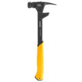 Демонтажный молоток с прямым заострённым гвоздодёром DEWALT TOUGHSERIES, 624 г (DWHT51008-0)