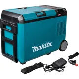 Аккумуляторный холодильник Makita CW004GZ, с функцией подогрева и возможностью работы от сети, 18/40 В, 29 л, без АКБ и ЗУ