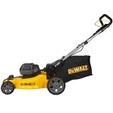 Аккумуляторный набор садовой техники DEWALT, 18 В: газонокосилка DCMW564 + кусторез DCMHT564, с 2 АКБ 5 Ач без ЗУ