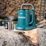 Аккумуляторный чайник Makita, 40 В, 800 мл, без АКБ и ЗУ, KT001GZ