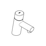 Кран для раковины GROHE Concetto, без функции смешивания, хром (32207001)