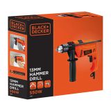 Ударная дрель BLACK+DECKER HD555, 550 Вт