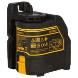 Лазерный нивелир DEWALT DW088CG, на батарейках, зеленый луч, 20 м, в кейсе (DW088CG-XJ)