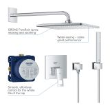 Душевая система GROHE Eurocube со смесителем для душа, хром (25238000)
