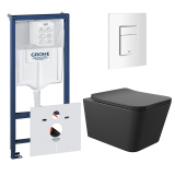 Комплект инсталляции GROHE Rapid SL 38772SH0 с унитазом Aqueduto MACIO MACT2140 и сиденьем с микролифтом (NW0554)