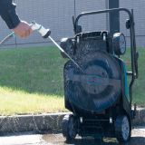 Аккумуляторная газонокосилка Makita LM003GM103, 40 В, 3800 об/мин, 40 л, с АКБ 4 Ач и ЗУ