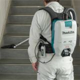 Аккумуляторный ранцевый пылесос Makita VC008G, 40 В, 2 л, с АКБ 5 Ач, без ЗУ (DUST-KITM5)