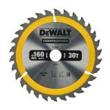 Диск пильный по дереву DEWALT CONSTRUCTION, 160х20х1.5 мм (DT1932-QZ)