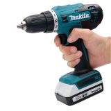 Аккумуляторная дрель-шуруповерт Makita, 18 В, 1400 об/мин, с 2 АКБ 2 Ач и ЗУ, в кейсе, DF488D004