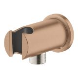 Подключение для душевого шланга GROHE Rainshower с держателем ручного душа, теплый закат, матовый (26658DL0)