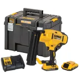 Аккумуляторный гвоздезабивной пистолет DEWALT DCN680D2, 18 В, с 2 АКБ 2 Ач и ЗУ, в кейсе TSTAK