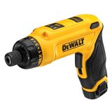 Аккумуляторная отвертка DEWALT DCF680G2, 7.2 В, 430 об/мин, с 2 АКБ 1 Ач и ЗУ, в кейсе (DCF680G2-QW)