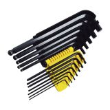 Комплект из 12 торцевых шестигранных ключей STANLEY 0-69-257, 1/16''–3/8''