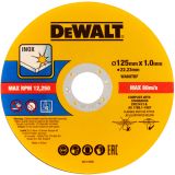 Диск отрезной DEWALT DT20594, по металлу, 125х22.23х1 мм, 25 шт. (DT20594-QZ)