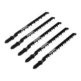 Пилка для лобзика Makita Fast по дереву, фигурный рез, 100х1.2х6TPI, 5 шт, D-34899