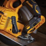 Аккумуляторная дисковая пила DEWALT DCS573H2T, 18/54 В, 190 мм, 5500 об/мин, с 2 АКБ 5 Ач и ЗУ, в кейсе TSTAK (DCS573H2T-QW)