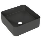 Раковина накладная Aqueduto ESPIRAL, 370*370, черный матовый (ESP0340)