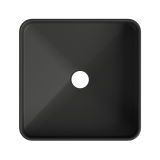 Раковина накладная Aqueduto ESPIRAL, 370*370, черный матовый (ESP0340)