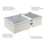 Мойка из нержавеющей стали GROHE K700 с 2 чашами, 860 x 500 мм, хром (31855SD0)