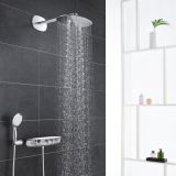 Верхний душ GROHE Rainshower 360 MONO с душевым кронштейном, 1 режим, 450 мм, хром (26450000)