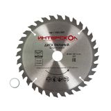 Диск пильный ИНТЕРСКОЛ, 160x20/16 мм, 32 зуба, по ламинату, 1202.049