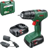 Аккумуляторная дрель-шуруповерт Bosch EasyDrill 18V-40, АКБ 2х2Ah, З/У, кейс, 06039D8005