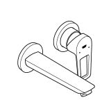 Смеситель для раковины GROHE BauLoop в комплекте с монтажной частью, хром (20289001)