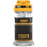 Аккумуляторный вертикальный фрезер DEWALT DCW604P2, 18 В, 25500 об/мин, 55 мм, с 2 АКБ 5 Ач и ЗУ, в кейсе TSTAK (DCW604P2-QW)