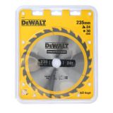 Диск пильный по дереву DEWALT CONSTRUCTION, 235х30х1.7 мм (DT1954-QZ)