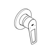 Смеситель для душа GROHE BauLoop в комплекте с монтажной частью, хром (29042001)