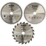 Пильный диск Makita по дереву, 185x30x2 мм, 3 шт., D-46349