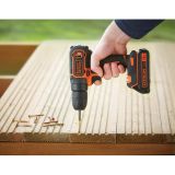 Аккумуляторная дрель-шуруповерт BLACK+DECKER BDCD18, 650 об/мин, 30 Нм, 18В, аккумулятор 1.5Ач, зарядное устройство