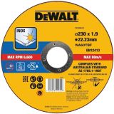 Диск отрезной DEWALT, по металлу, 230х22.2х1.9 мм (DT43909-QZ)