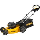 Аккумуляторная газонокосилка DEWALT DCMW564P2, 2х18 В, 3300 об/мин, 55 л, с 2 АКБ 5 Ач и ЗУ (DCMW564P2-QW)