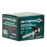 Аккумуляторная цепная пила ИНТЕРСКОЛ ПЦА-12/36В, 36 В, 30 см, 11 м/с, с 2 АКБ 2 Ач и ЗУ (824.2.2.70)