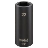 Ударная торцевая головка DeWALT DT7556, 22 мм, 1/2"