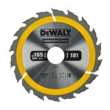 Диск пильный по дереву DEWALT CONSTRUCTION, 165х30х1.5 мм (DT1936-QZ)