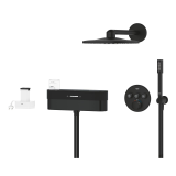 Душевая система GROHE SmartControl Purefoam с термостатом для душа, фантомный черный (105812KF00)