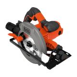 Дисковая пила BLACK+DECKER CS1550, 1500 Вт, диаметр диска 190 мм, пропил 66 мм
