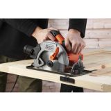 Дисковая пила BLACK+DECKER CS1550, 1500 Вт, диаметр диска 190 мм, пропил 66 мм