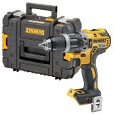 Ударная дрель-шуруповерт DEWALT DCD796NT, 18 В, 2000 об/мин, 34000 уд/мин, без АКБ и ЗУ, в кейсе TSTAK (DCD796N+DWST1-70703)