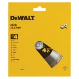 Диск алмазный DEWALT сплошной по керамике 125х22.2мм (DT3736-XJ)
