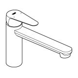 Смеситель для кухни GROHE BauCurve, хром (31715000)