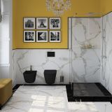 Унитаз подвесной Aqueduto OVO Plus 520*365 безободковый, сиденье с микролифтом, черный матовый (OVOT0240)