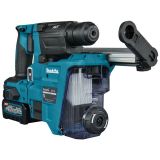 Аккумуляторный перфоратор Makita с системой пылеудаления DX16, 40 В, 2.1 Дж, 5000 уд/мин, с 2 АКБ 2.5 Ач и ЗУ, в кейсе (HR010GD201)