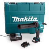 Аккумуляторный пистолет для герметика Makita CG100DWAEA, c 2 АКБ 2 Ач и ЗУ, в кейсе