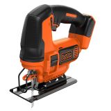 Аккумуляторный лобзик BLACK+DECKER, 18 В, 2500 ход/мин, 19 мм, без АКБ и ЗУ, BDCJS18N