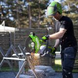 Бетонорез Greenworks 82PC14 82V, 350 мм, без АКБ и ЗУ, 1501307