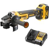 Аккумуляторная угловая шлифмашина DEWALT DCG405P1, 18 В, 125 мм, 9000 об/мин, с АКБ 5 Ач и ЗУ (DCG405P1N-XJ)