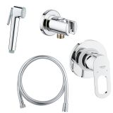 Готовый комплект для гигиенического душа скрытого монтажа GROHE BauLoop, хром (NH0003)